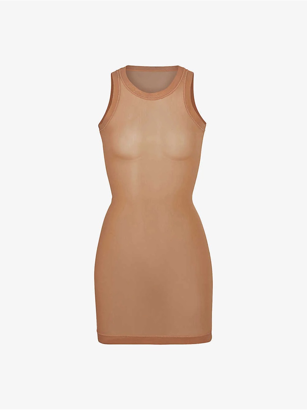 SKIMS Summer mesh Brown Mini Dress
